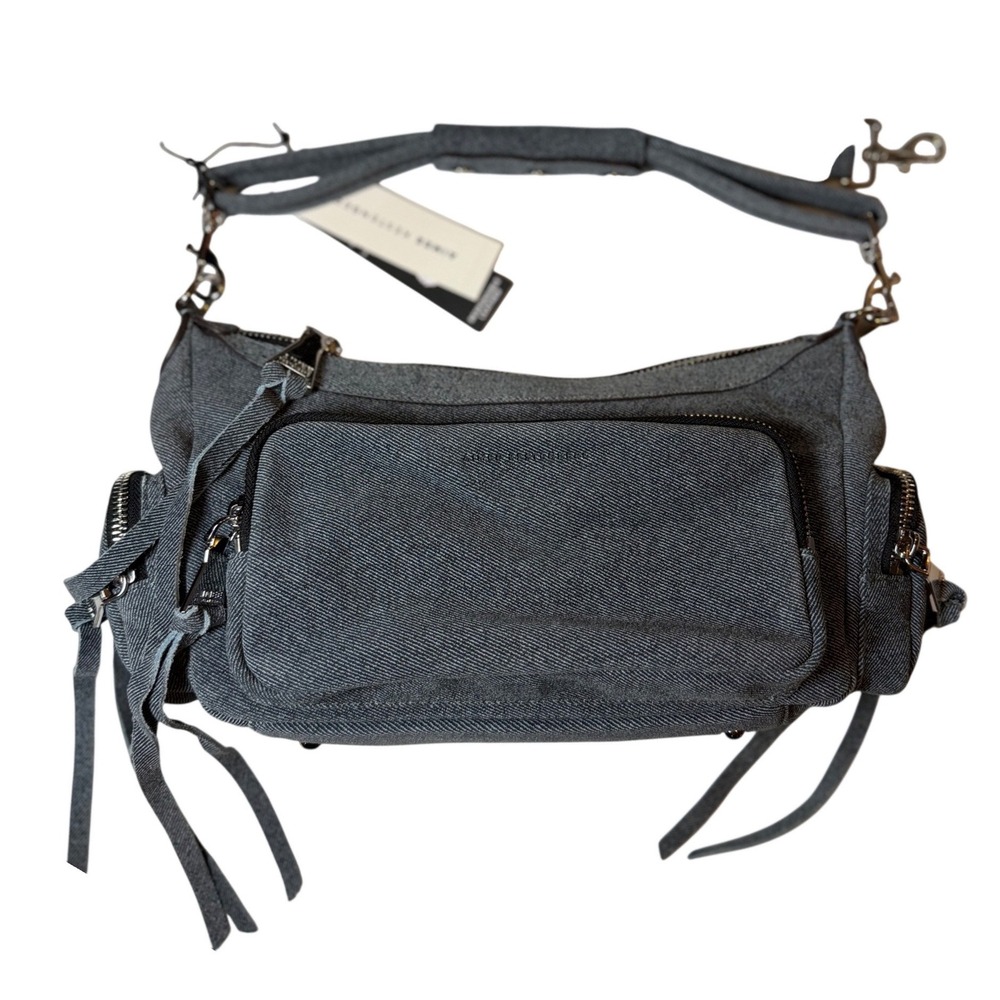 Aimee Kestenberg Away We Go Convertible Shoulder Bag Dark Denim Blue NWT